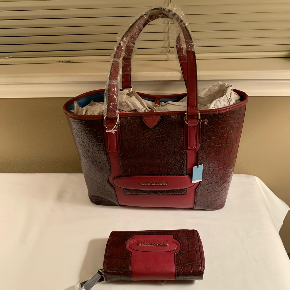 Kate Landry Tote with matching wallet